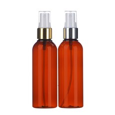 허브스프레이 금속스프레이용기 금색 은색캡 20~100ml, 100ml, 갈색용기 금색캡