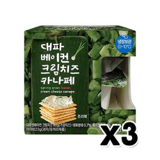 대파베이컨 크림치즈카나페 간편술안주 73g x 3개, 1세트