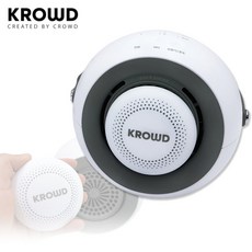 크라우드 팬히터 KR-H04 온풍기 저소음 온풍 풍량조절, 전기온풍기 KR-H04