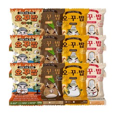 오꾸밥 카페이노스 구운주먹밥 순한맛 12봉 소불고기3+참치마요3+까르보나라3+새우야채3, 12개