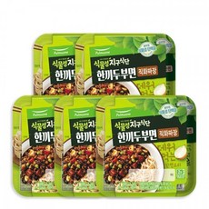 풀무원 식물성 지구식단 한끼두부면 직화짜장(220g) x 5개, 220g