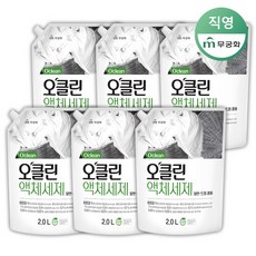 무궁화 [무궁화] 오클린 액체세제 2L(리필) x 6개, 2l