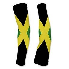 Jamaica Flag Compression Arm Sleeves UV Protection Unisex - Wa/142566, 상세내용참조