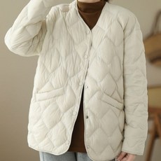 허그허그 / 데일리 소프트 경랑 퀼팅 패딩 자켓