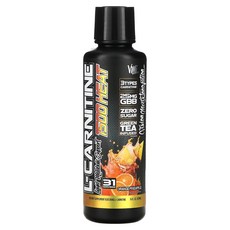 VMI Sports L-카르니틴 1500 히트 오렌지 파인애플 473ml(16fl oz), VMI Sports L-카르니틴 1500 ..., 1개, 473ml