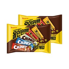 롯데제과 초코바 10번들 올인원팩, 2개, 368g