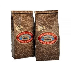 Finger Lakes Coffee Roasters 커피 로스터기 로스팅 핑거 레이크 로스터 헤이즐넛 100 공정 무역 통원두 16온스 봉지2팩 Q1296271, Whole Bean, 1 Pound (Pack of 2), 2개