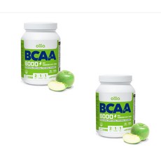 [1+1] 올라 BCAA 6000 맛있는 아미노산 보충제, 2개, 500g