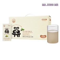 애터미 검은콩 고칼슘 진한 두유 200ml 24개 PL