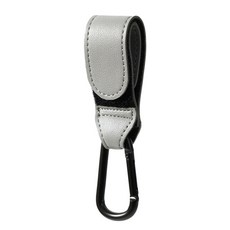 PU 가죽 가방 유모차 후크 유모차 액세서리 360 도 회전 카트 정리함 1 개 2 개, [07] 1PCS Gray, 1개