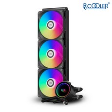 PCCOOLER CPS DA360 ARGB CPU 수냉 쿨러 (블랙), 1개