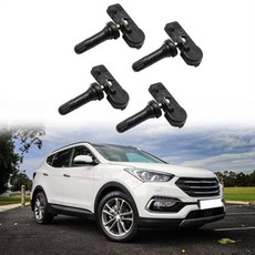 자동차 타이어 압력 센서 산타페 2009 2012 TPMS 52933-0W100 4 개, 한개옵션0