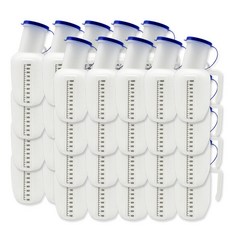 대명 휴대용 소변기 검정눈금 1000ml 남성용 소변기 환자용 침상변기 간병, 20개, 20개