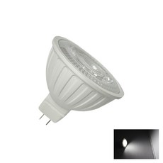 LED MR16 5W DC12V 할로겐 램프 핀타입 이솔전기, 1개, 주광색