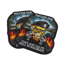 동네마트 서바이벌 벨크로 밀리터리 패치 와펜 Old soldiers never die (07690W153P+ S/N: 842Z@2461 883]