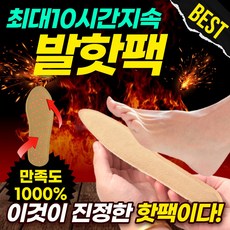 오래가는 깔창형 발 핫팩 붙이는타입 여성용 남성용 군인용 군용 미니 신발 발바닥 핫팩 10개 50개 100개, 30개