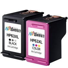 HP 63 잉크 HP63 XL 3배 대용량 HP2130 HP2132 HP2131 HP4650 호환잉크, 선택3. HP63XL 3배 대용량 세트 [검정+컬러]