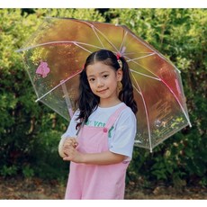 윙하우스 레인보우 그라데이션 투명 우산