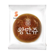 (라이프솔루션)삼립정통 밤만쥬 왕만쥬 60g 어린이집 아이들간식 가을과자, 40개