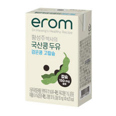 이롬 황성주 국산콩 검은콩 고칼슘 두유, 24개, 140ml