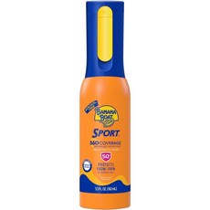 Banana Boat 스포츠 360 Coverage 선스크린 스프레이 SPF50 Non-Aerosol 미스트 보틀 스프레이 선스크린 156g, 3개