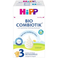 HiPP 힙 킨더밀쉬 콤비오틱 무전분 분유 3단계 600g x 4팩, 4개