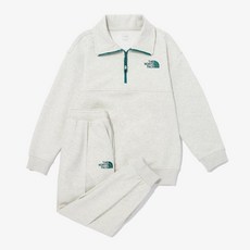 노스페이스키즈 맨투맨 NM5MQ01S 키즈 스쿨데이 하프 집 세트 KS SCHOOLDAY HALF ZIP SET 간절기 긴팔