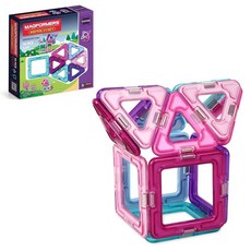 Magformers Inspire 14피스 자석 빌딩 블록 세트 교육용 타일 키트 자기 건축 STEM 장난감 1324448, Astronaut Set