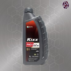GS 칼텍스 KIXX PAO 1, 1개, 0w40, 1L