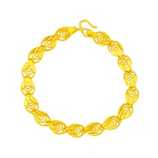 순금물방울팔찌