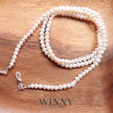 [winny] 5미리 부엔까미노 천연 담수진주 안경줄