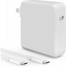 노트북 Mac Pro 16 15 13인치 New Air 13인치 2020/2019/2018용 96W USB 충전기 전원 어댑터, 단일상품