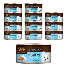 ANF 강아지캔 24개 1박스 모음, 치킨라이스, 95g, 12개