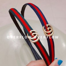 구구 삼선 클래식 라인 슬림 헤어밴드 (2color) K1020F