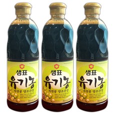 샘표 유기농 자연콩간장 860ml x 3개