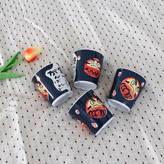 꿈꾸는 키친 일본풍 오뚜기 물컵, 4개, ONE COLOR
