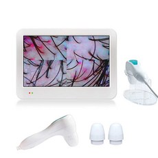 마켓유누 모발 검사 두피 진단기 모발 모낭 진단 카메라 검사기, 12인치 HD 기본형