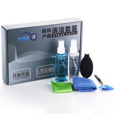노트북키보드청소 무한정 컴퓨터 스크린 클리너 세트 노트기계 신기계 키보드 청소 도구 액정화면 TV 단반 카메라 폰 먼지 세정제 액 애플 맥 제진, 01 클렌징 6종 세트