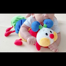 돌잡이 조카 선물 감각자극 천 애벌레, 1개