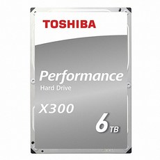 OES504991[도시바] TOSHIBA X300 6TB HDWE160 (3.5HDD/ SATA3/ 7200rpm/ 128MB/ PMR), 1, 단일옵션