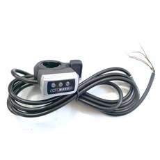 전동킥보드 엄지악셀(은색) 24V 36V 48V 전기자전거 스로틀 라이트스위치 수리부품