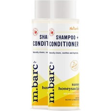 M.BARC 내추럴 도그 앤 캣펫 샴푸컨디셔너 16oz. 2팩 라벤더 로즈마리, Sunny Honeysuckle, 2개, 473ml