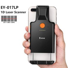 Eyoyo EY-017LP 휴대용 블루투스 바코드 리더 1D 2D 백 클립 휴대폰 QR 이미지 맥시코드 PDF417 스크린 스, 한개옵션1, 01 1D Laser Scanner