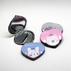 하트 메탈 손거울거울 손거울 메탈손거울 하트손거울 양면거울, 쿠팡 1