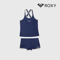  공식 록시 키즈 여아 래쉬가드 세트 미니 딥워터 NVY 사이즈 7 XS 사이즈 7 XS 