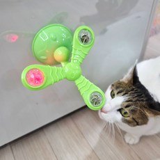 MAAH 혼자노는 고양이 스피너 장난감, 1개, 그린