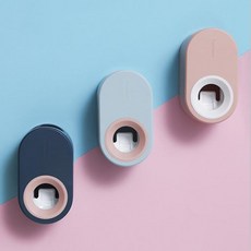 키밍북유럽 [2개묶음] 북유럽 생활용품 정리 자동 욕실 꽂이 치약짜개 키밍 잡화 JW6D3113, 1개, 핑크