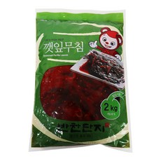 반찬단지 깻잎무침2kg 1개