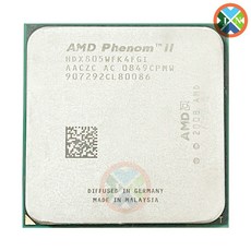 CPU AMD Phenom II X4 805 2.5 GHz 쿼드코어 클래딩 어 프로세서 HDX805WFK4FGI 소켓 AM3, 한개옵션0