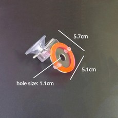 물고기 탱크 형광 SPS 산호 조각 브래킷 산호 성장 소켓 아크릴 산호 랙 해양 암초 브래킷 수족관 액세서리, 빨간색, 하나, 1개